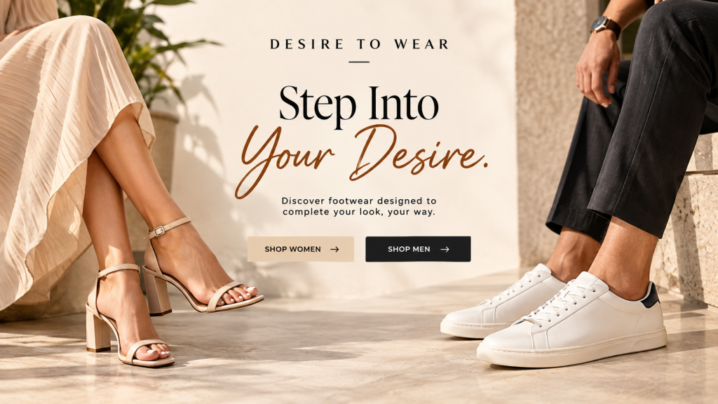 men and women footwear